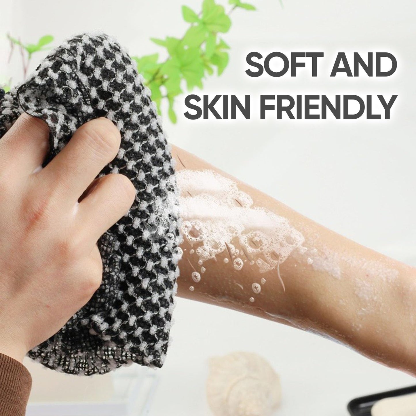 soitzhoc 3 pcs japanese exfoliating shower towel | exfoliating towel, Extra-Long Towel | Suitable for Sensitive and Rough Skin