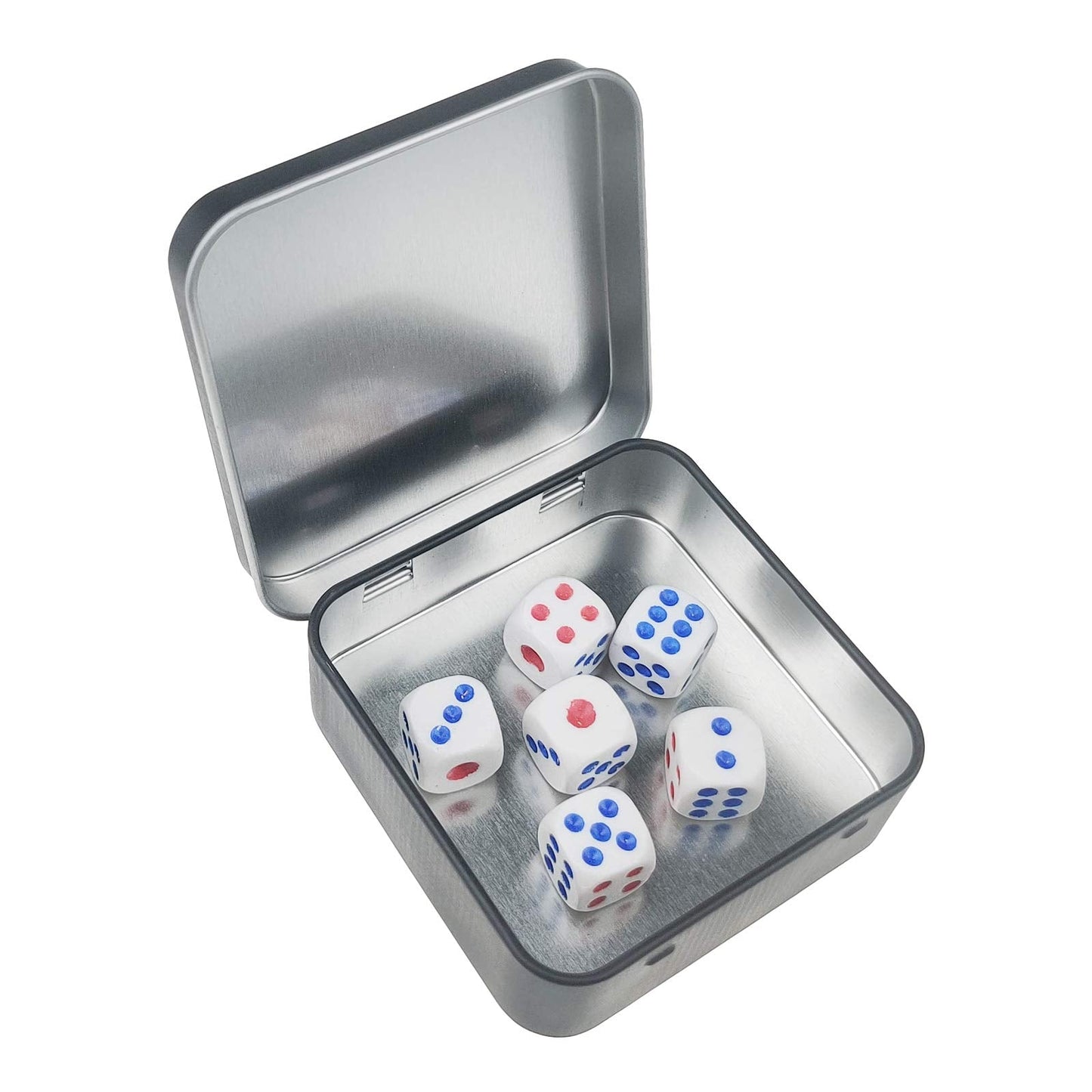 Goodma 12 Pieces Square Metal Empty Tins, Black