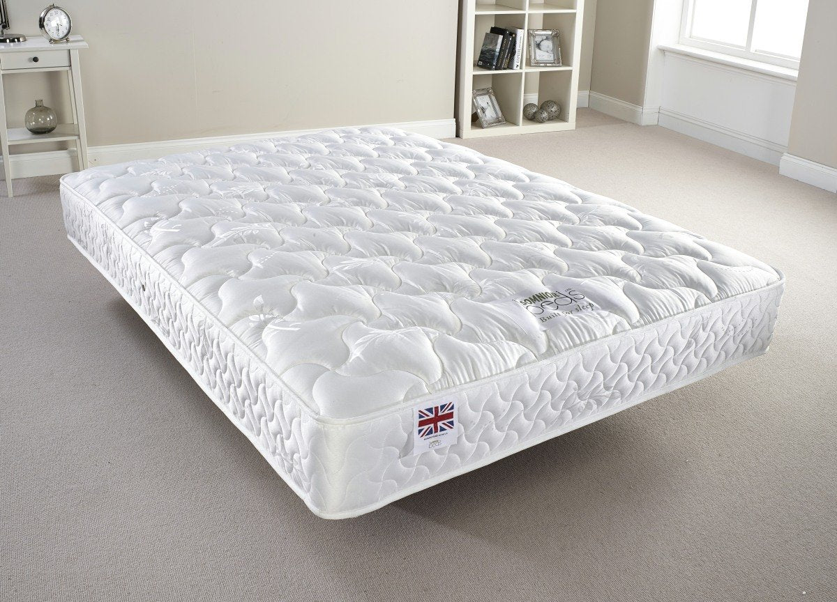 Somnior Beds Regal Quilted Mattress Comfort Sleep Solution, Silk, White, Full