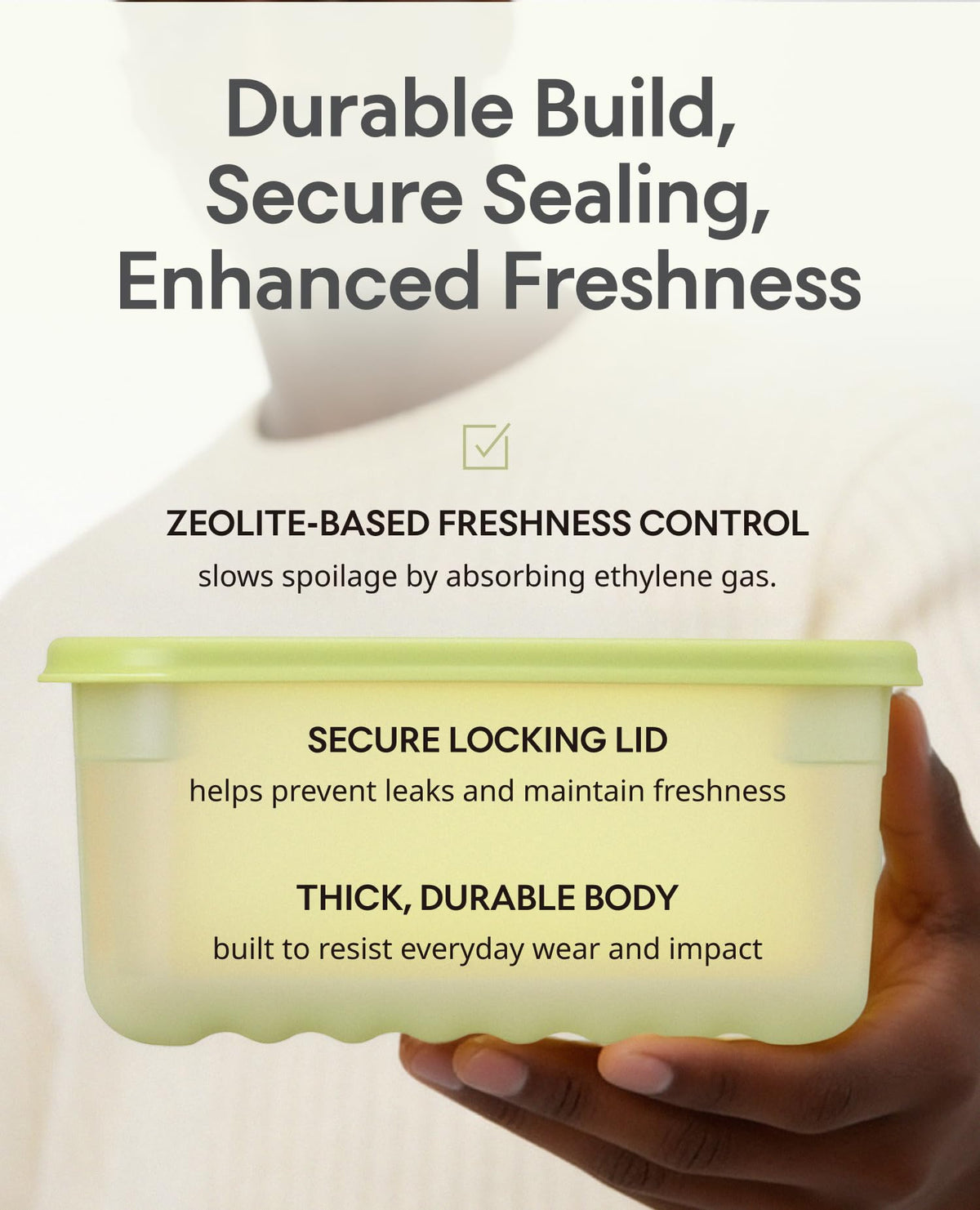 LocknLock FreshFit Set of 2 x 3.2L Airtight Food Storage Containers – 31 Days of Freshness, BPA‑Free, Leakproof, Microwave/Freezer/Dishwasher Safe