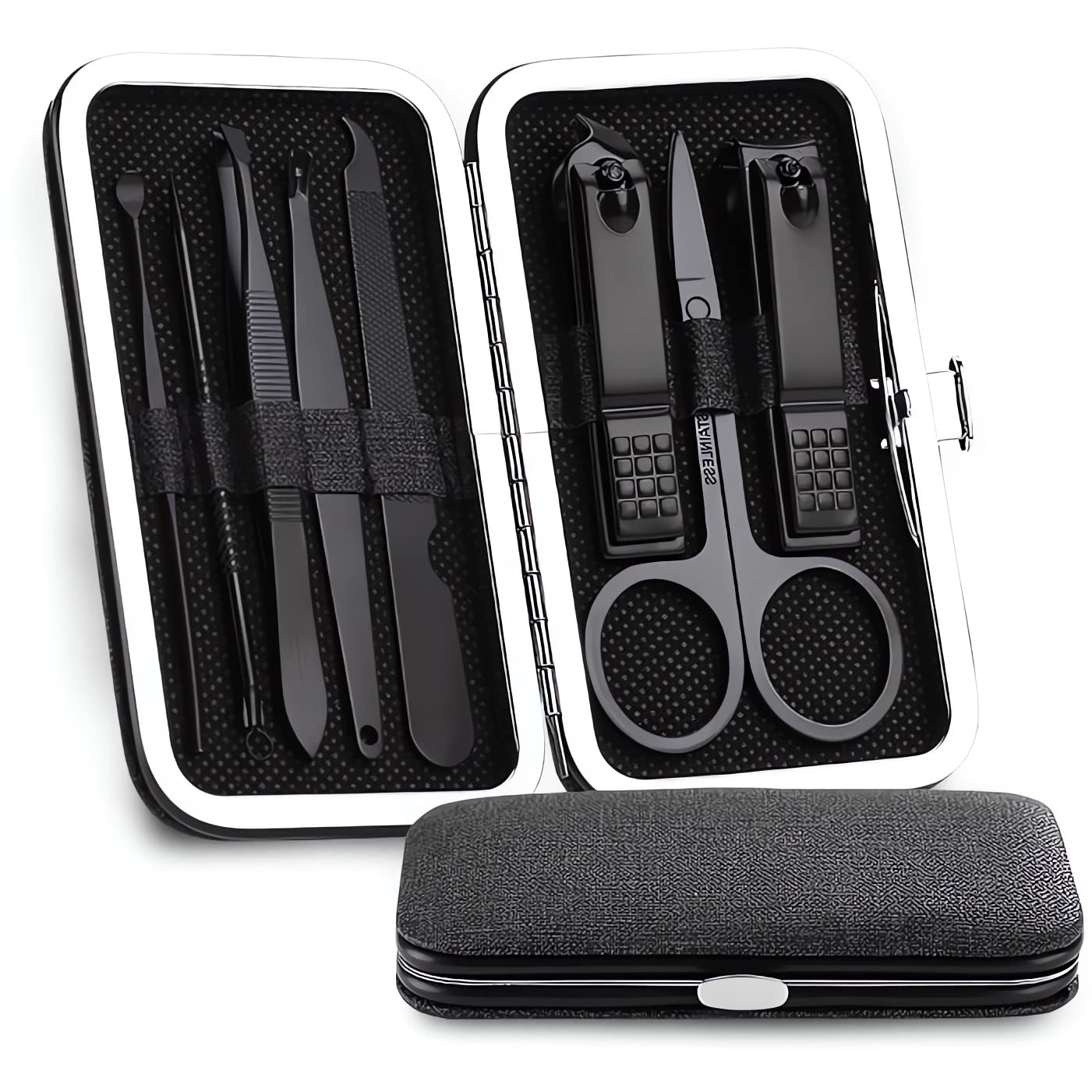 Small Travel Manicure Set for Men and Women, Nail Set, Perfect for Foot and Fingernails, Professional Nail Care Set in Fabric Case, Perfect for Men