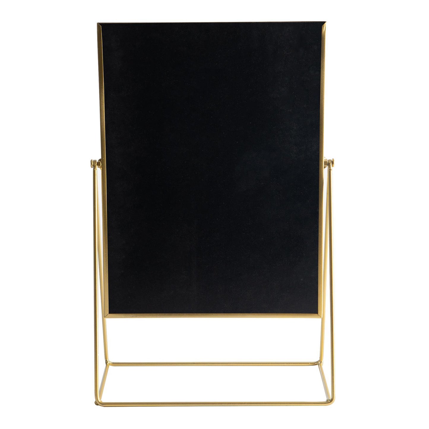 32cm x 50cm Gold Square Dressing Table Mirror