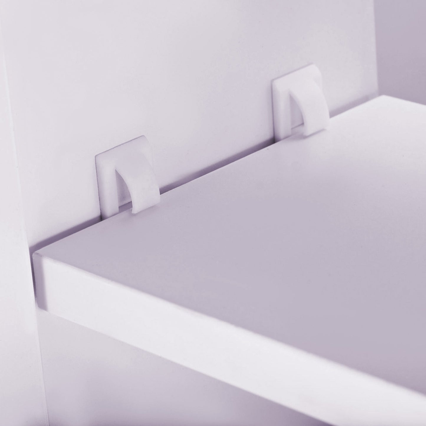 Mirror Cabinet Double Door Wall Mounted Modern Storage Unit Bathroom
