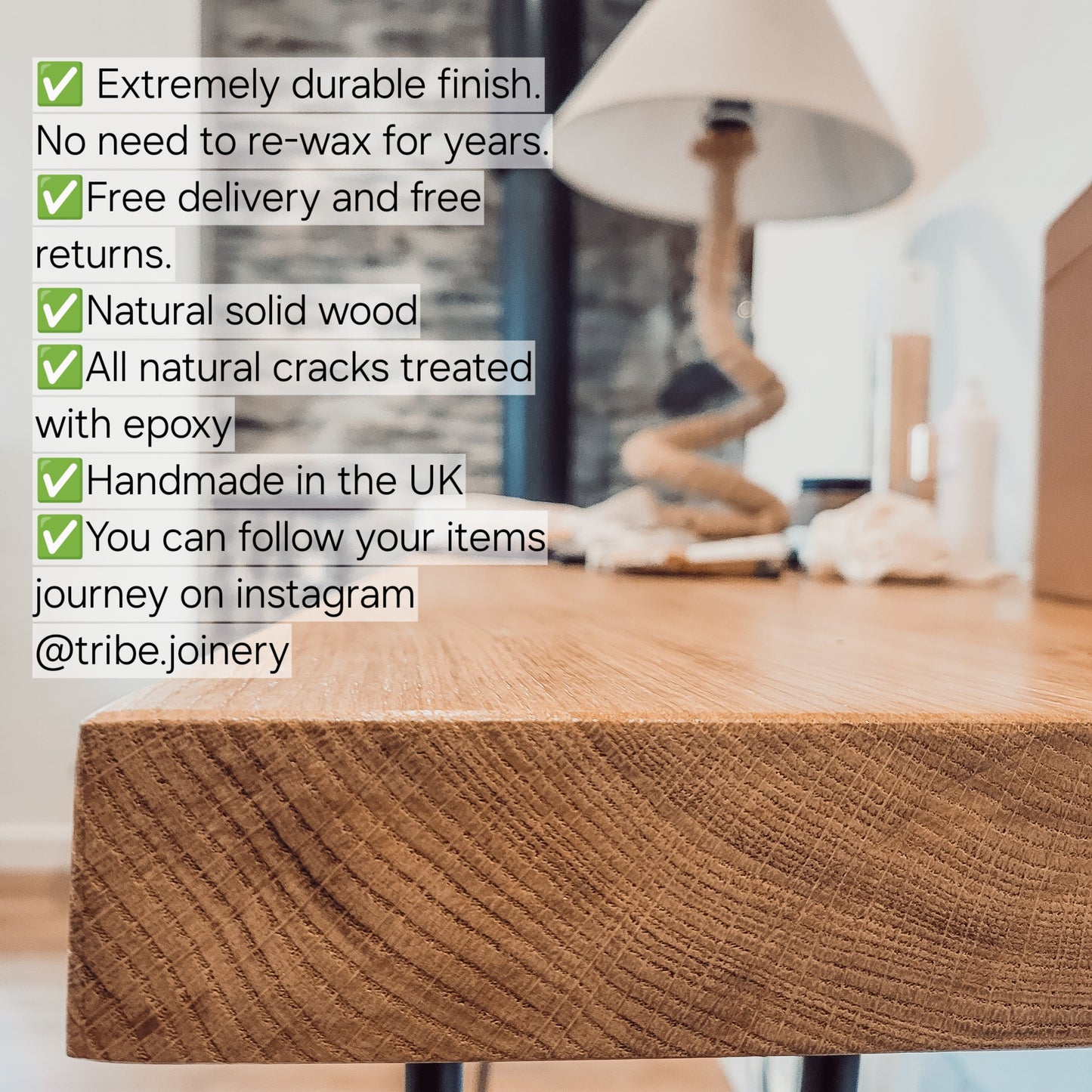 ARIA Rustic Wooden Coffee Table