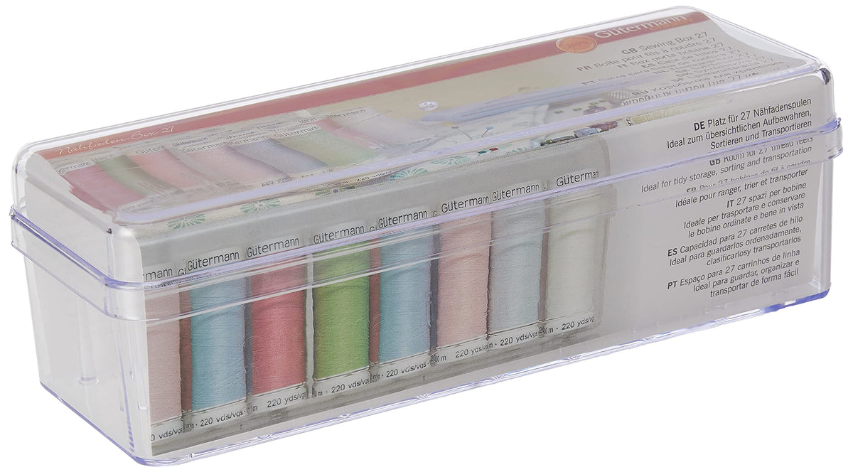 Gutermann Sewing Thread Box: 27 Spool