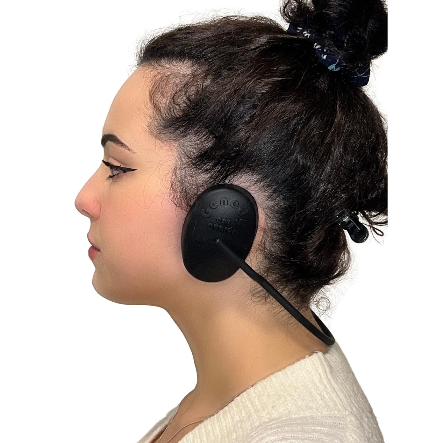 Genedy Ear Covers for Shower, Heat & Hair Dye Protection - Black - Waterproof Ear Caps For Hair Dye & Heat Styling Protection