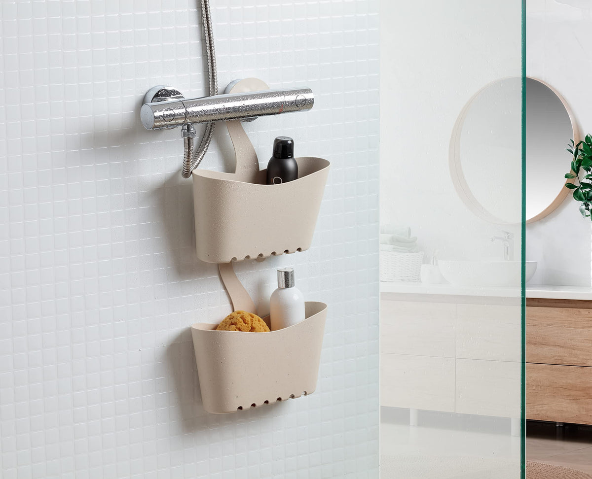 TATAY Shower Caddy Ecohome Humidity Resistant Easy Drainage and Cleaning
