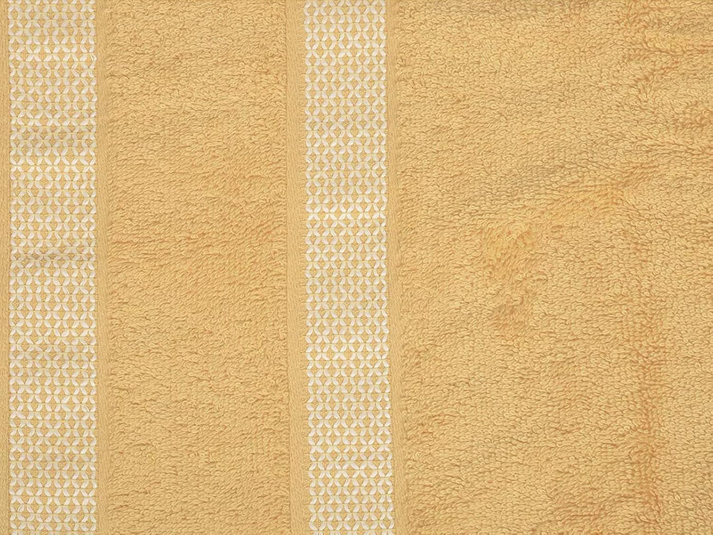 CASA COPENHAGEN Solitaire 6 Piece Towel Set - Beige, 600gsm, 2 Bath Towels, 2 Hand Towels, 2 Washcloths Made of Soft Egyptian Cotton for Bathroom