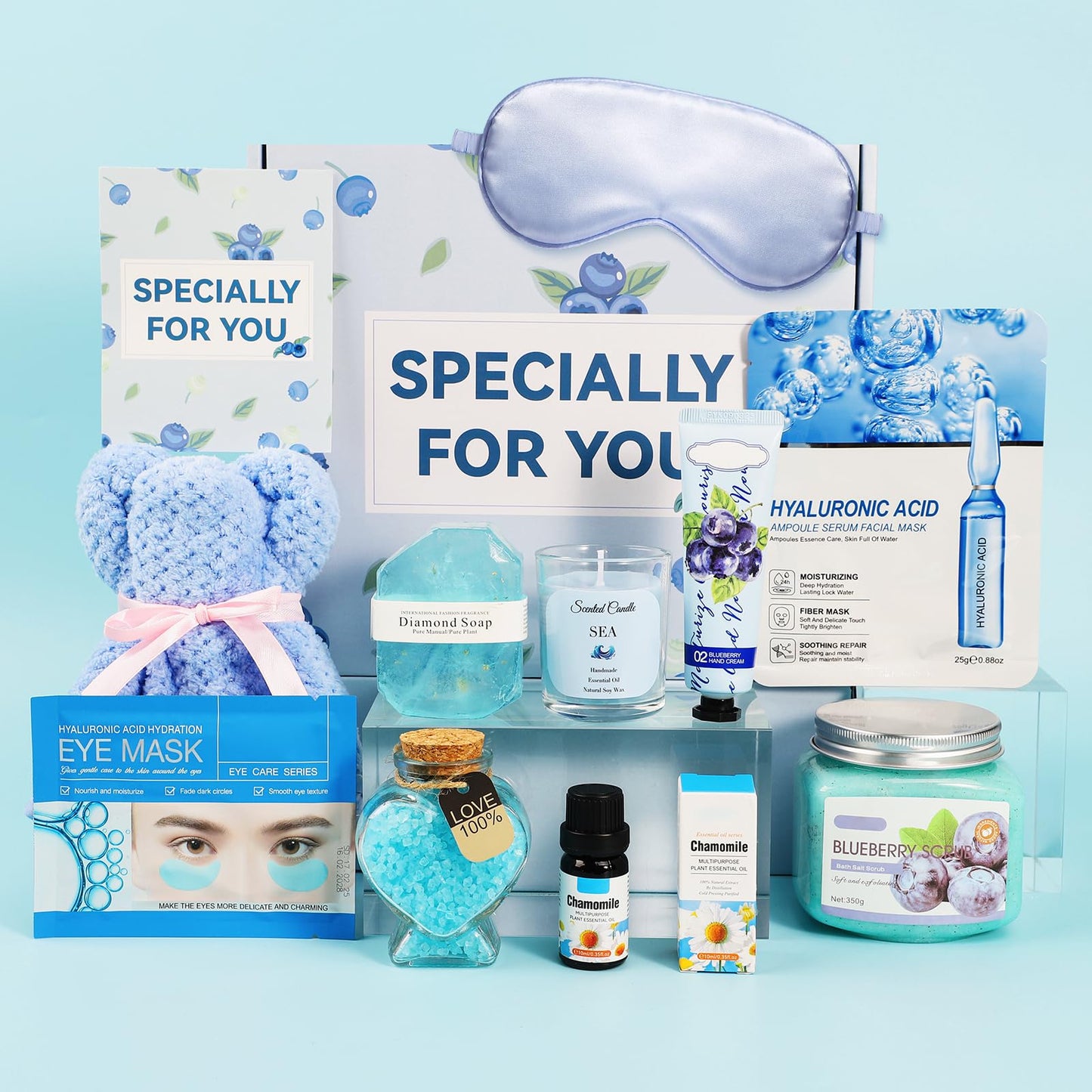 Spa Gifts Set Unique Bath Gift Set for Women Self Care Gifts Relaxing Spa Gifts Bath Spa Gift Basket for Women With Care Package Home Spa Products For