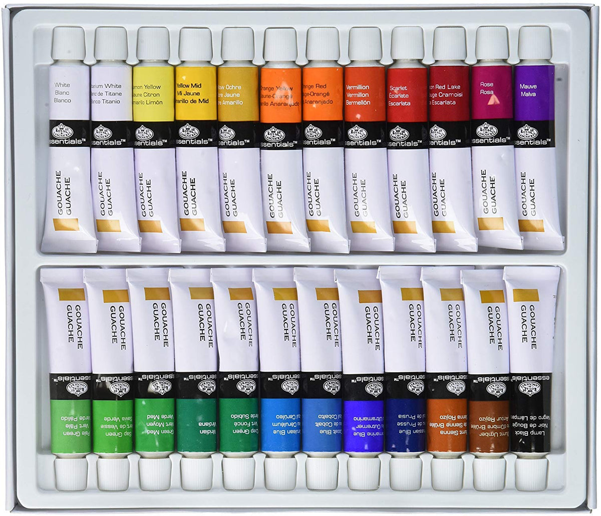 Royal & Langnickel 12ml Gouache Painting Colour Pack of 24