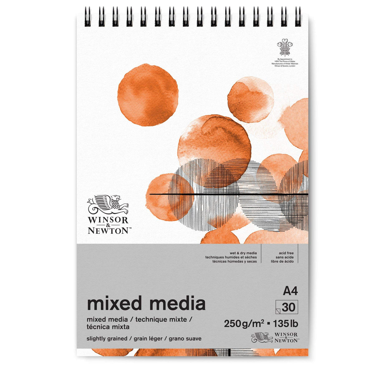 Winsor & Newton Mixed Media Paper, White, A4