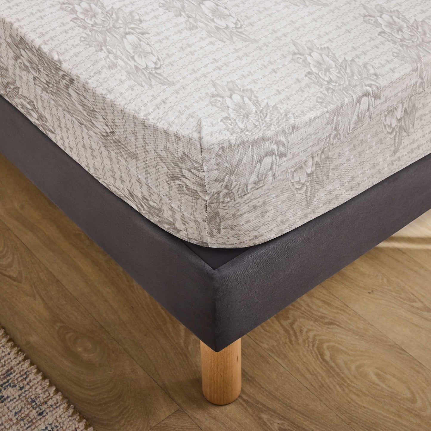 douceur d'intérieur, Rena Mattress (90 x 190 cm) Grey Stretch Mesh