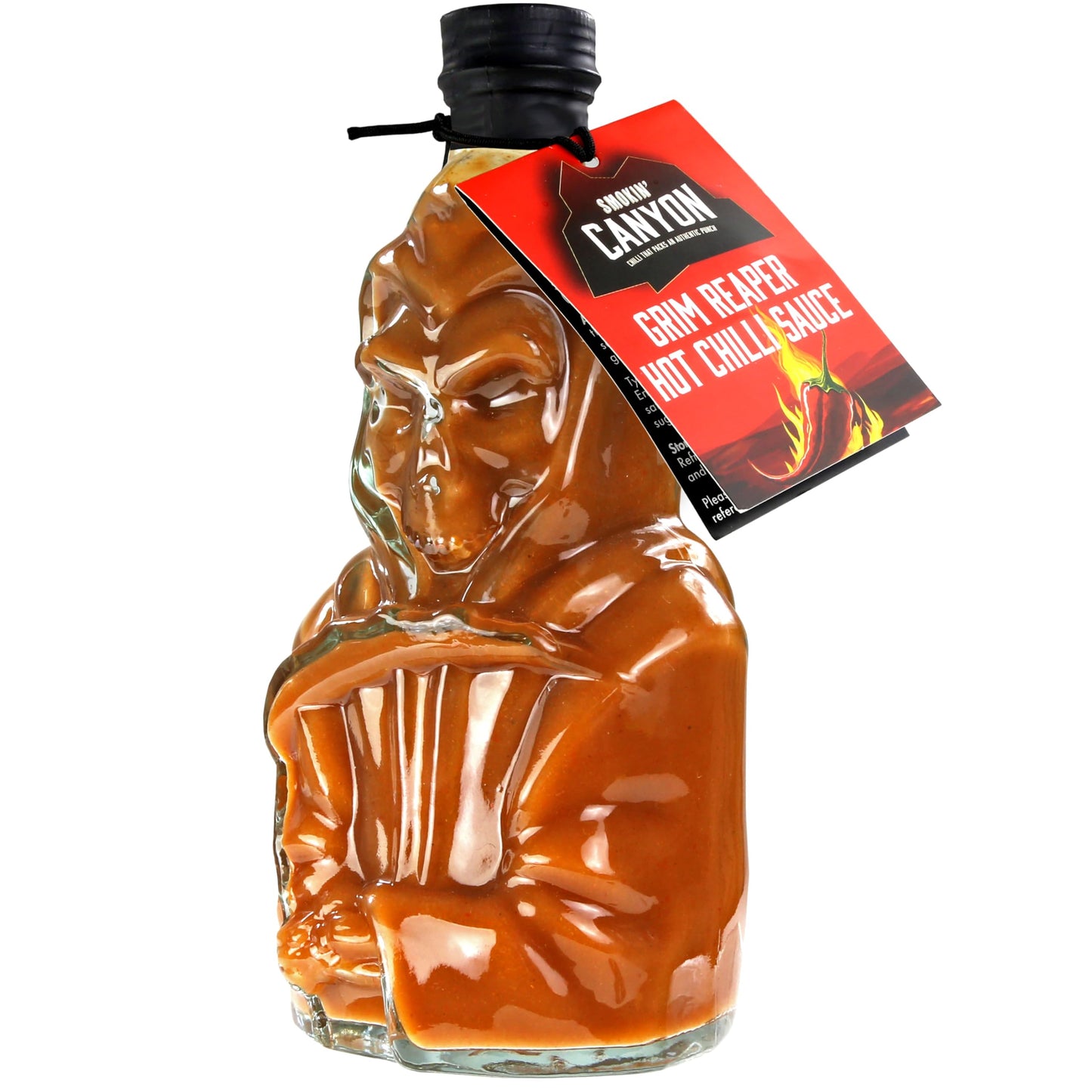 Kimm & Miller Hot Sauce Gift Set - The Grim Reaper Ghost & Red Jalapeno Hot Chilli Sauce Gift Set (410ml) - Great Novelty Gifts & Secret Santa Gifts