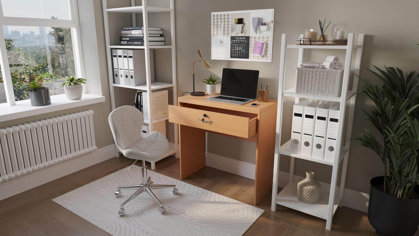 Absolute Deal Limited Computer Desk | Stylish Wooden Desk with Drawer | Key Lock Desk with Drawers | Dressing Table | Storage Unit for Home Office
