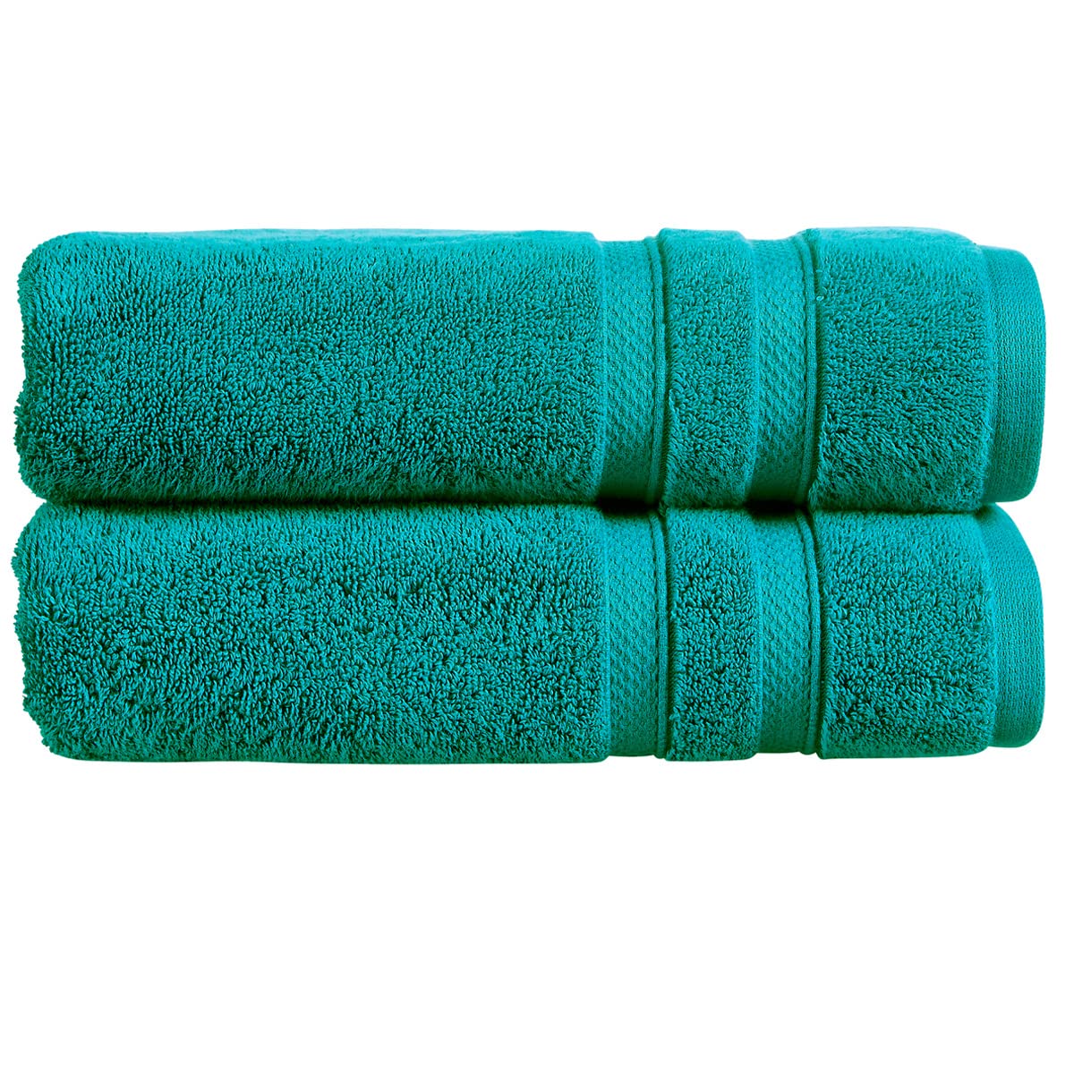 Christy Chroma Bath Sheet Towels | Set of 2 | Highly Absorbent Heavyweight 675GSM | Bold and Bright | Soft Velvety Smooth Bathroom Shower Towels |