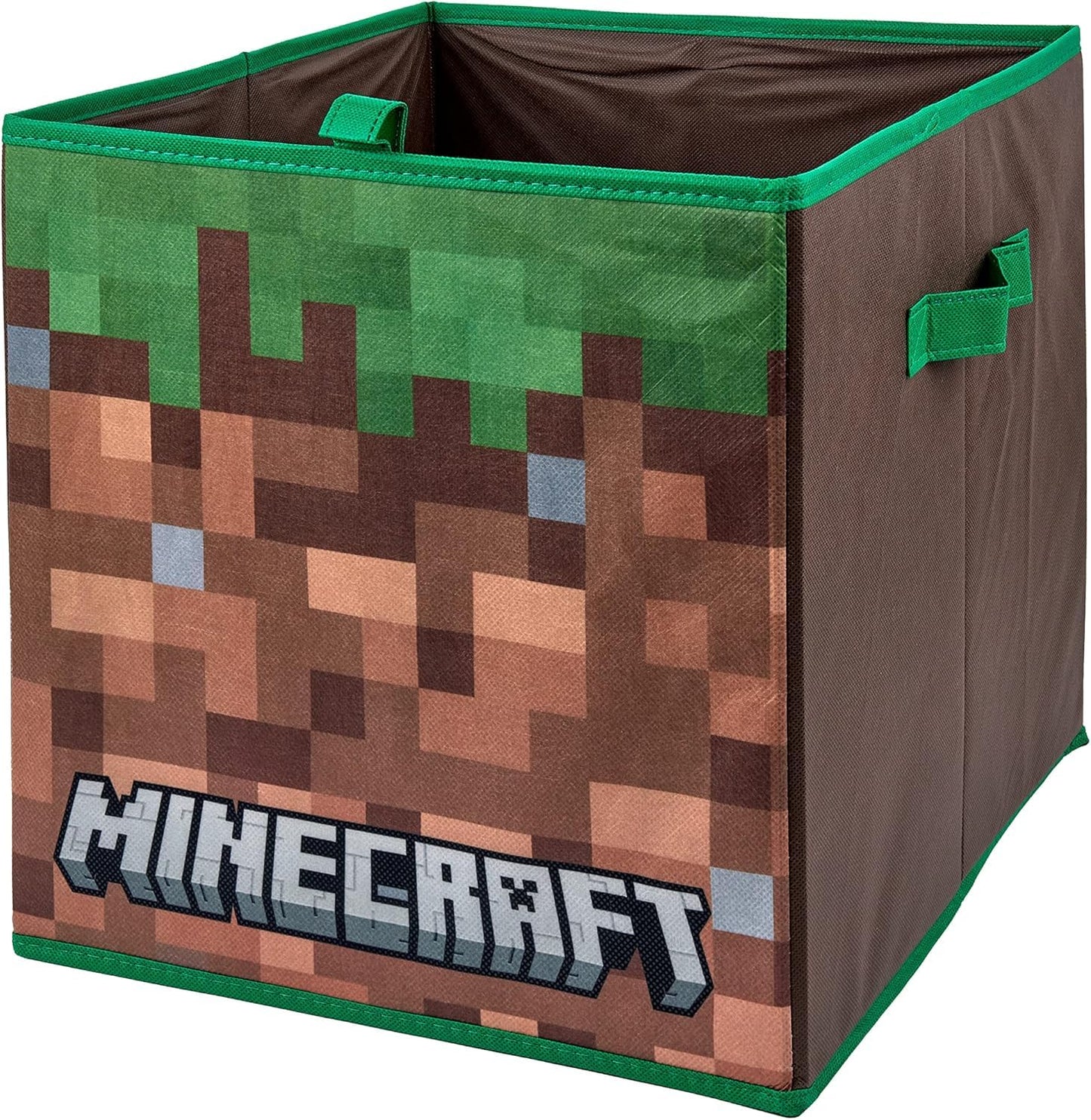HOX Minecraft Collapsible Storage Boxes with Handles | Durability & Fabric Foldable Storage Cubes | Compatible Kallax Furniture