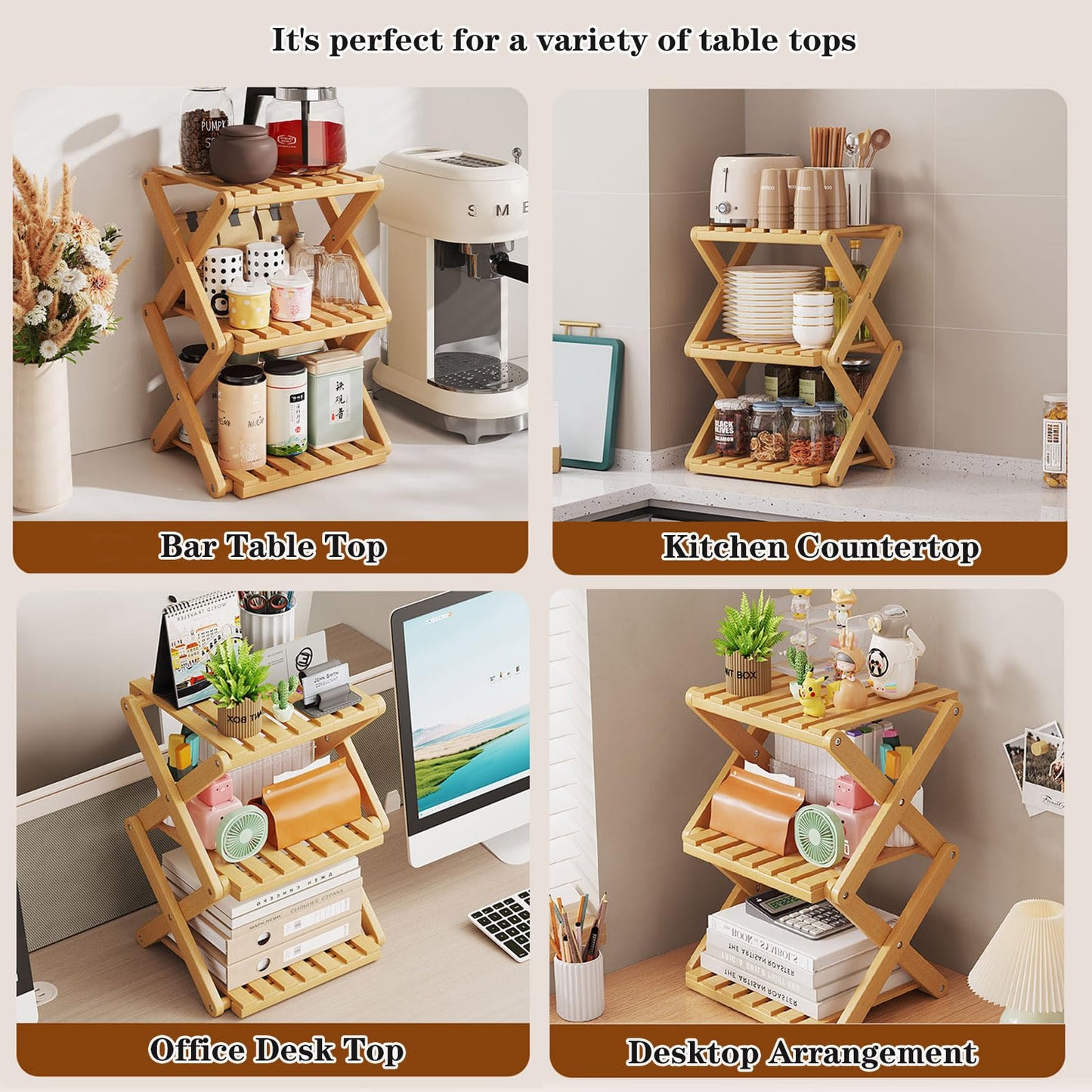 Akloya Small Shoe Rack, 3 Tier Portable Foldable No Installation Mini Shoe Rack Freestanding Shoe Rack for Camping, Hallways, Bedrooms