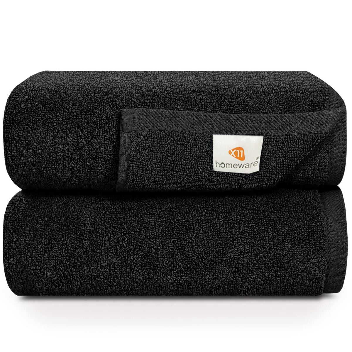X11 Bath Towel - Large Bath Towels Set of 2, 100% Egyptian Cotton Bath Towel Sets, Highly Absorbent Bath Sheets, Bathroom Towels - Quick Dry Bath