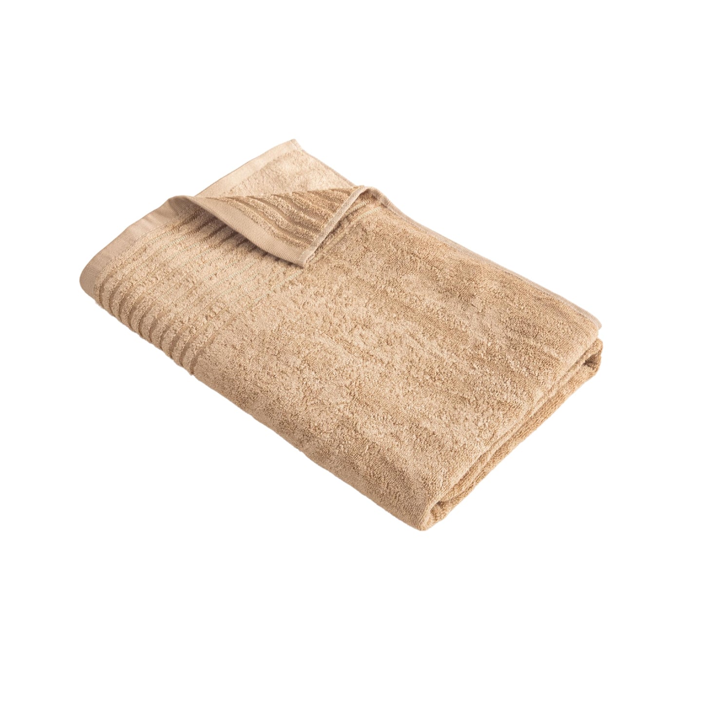CUBE HOME Luxury 100% Bamboo Bath Towel - 70 x 140 cm - Natural Bamboo, Highly Absorbent, Quick Dry and Hypoallergenic Latte Beige