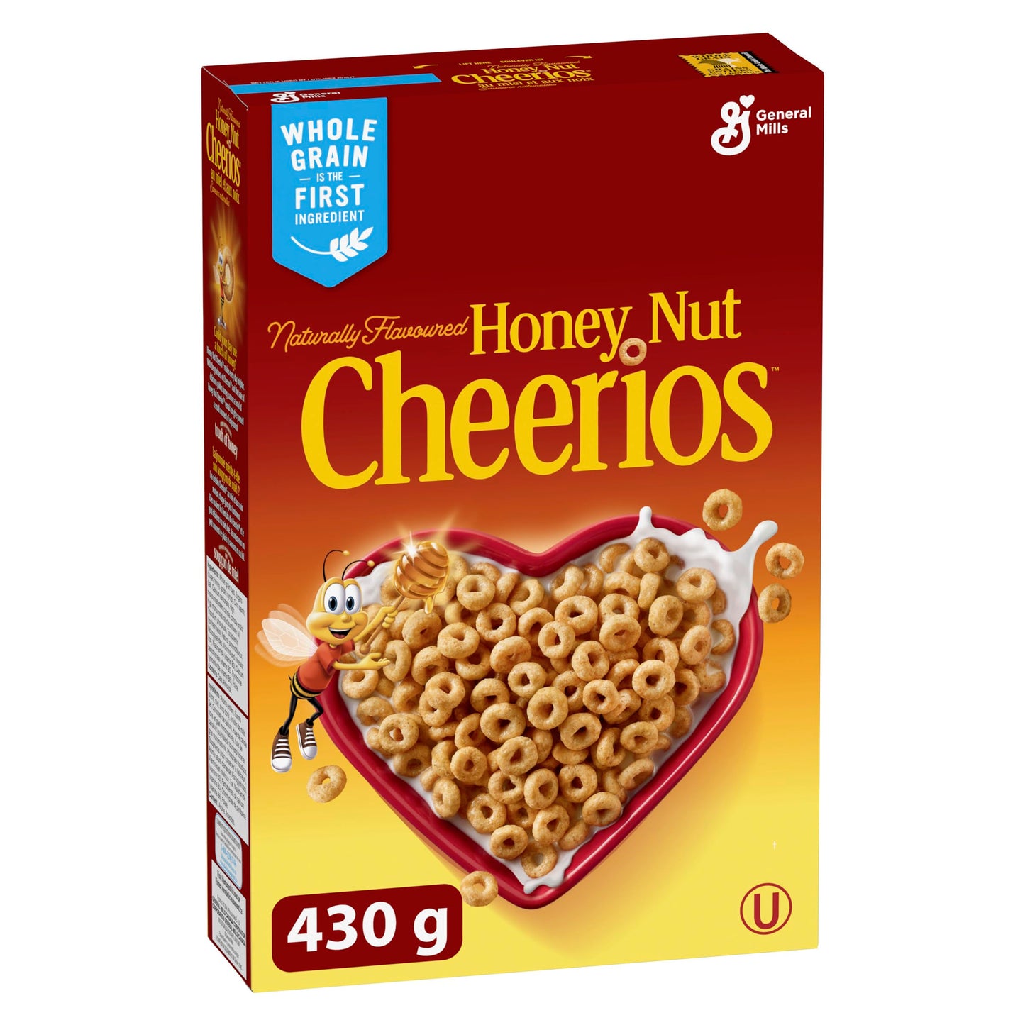 Cheerios Honey Nut Cereal Naturally Flavoured, 430g ( Packaging may vary )