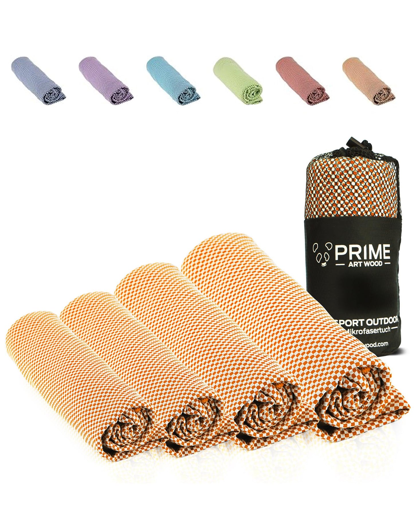 Prime Art Wood? Bamboo Travel Towel Test Winner Ultralight QuickDry Extremely Absorbent Antibacterial Better Than Normal Microfibre Towels in All