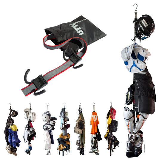 UTTY Hanging Hockey Drying Rack - Multipurpose Portable Drying Rack for Hockey Sports Equipment, Camping Accessories & Outdoor Sports Equipment with