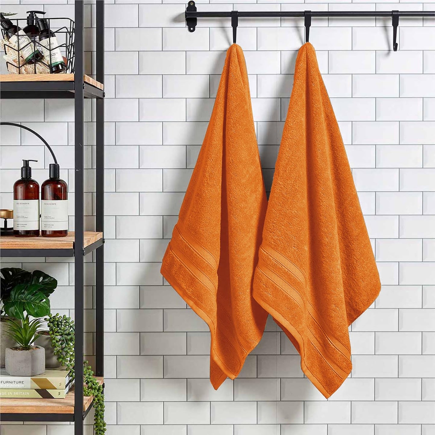 Christy Chroma Bath Sheet Set | Set of 6 | 2 Face 2 Hand 2 Bath Sheets | Highly Absorbent Heavyweight 675GSM | Bold and Bright