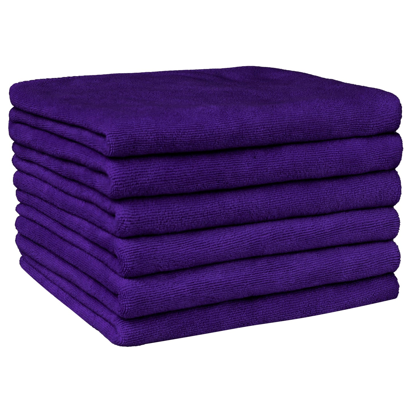 Uxcell Absorbent Microfiber Tea Towels Set, Quick Drying Hand Towels for Kitchen, Great for Washing Dishes and Cleaning the Bathroom 35cm x 75cm