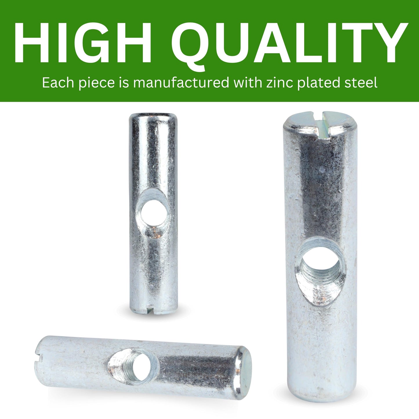 Spare Hardware Parts Cross Dowel Nut Sleeve | Replacement for IKEA Part # 121121 | Pack of 8