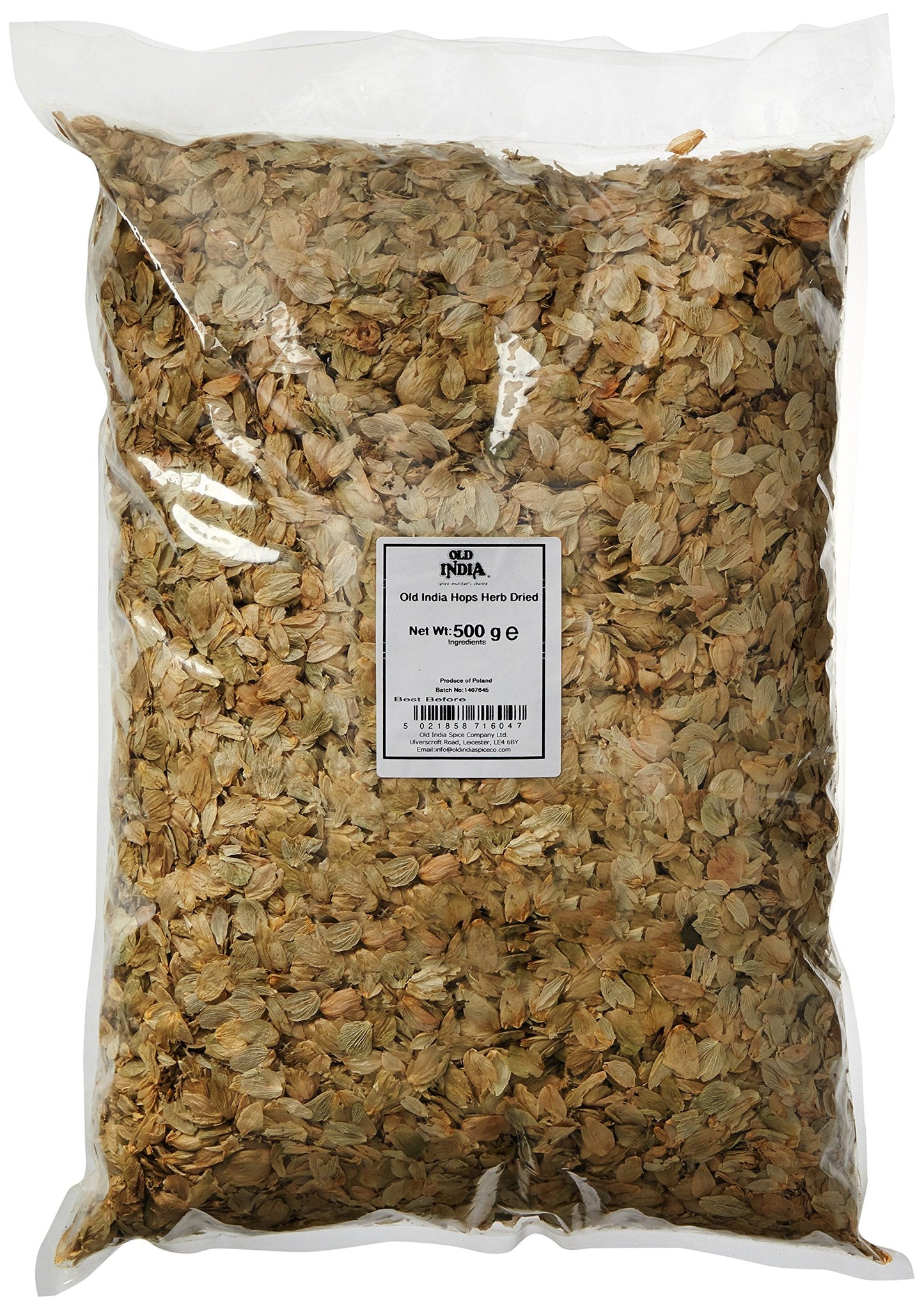 Old India Hops Herb Dried 500 g