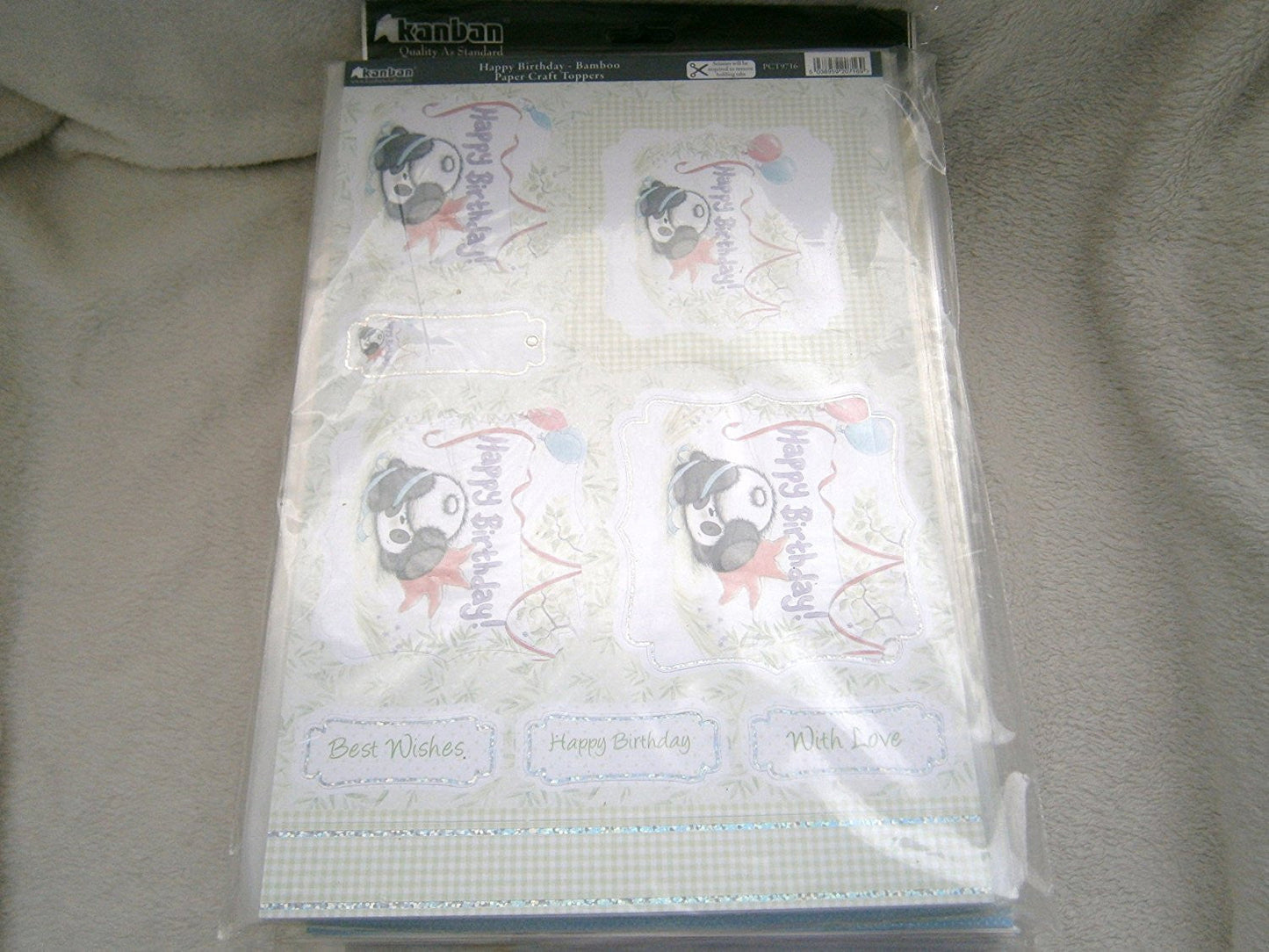 happy birthday-bamboo 2pack papercraft toppers