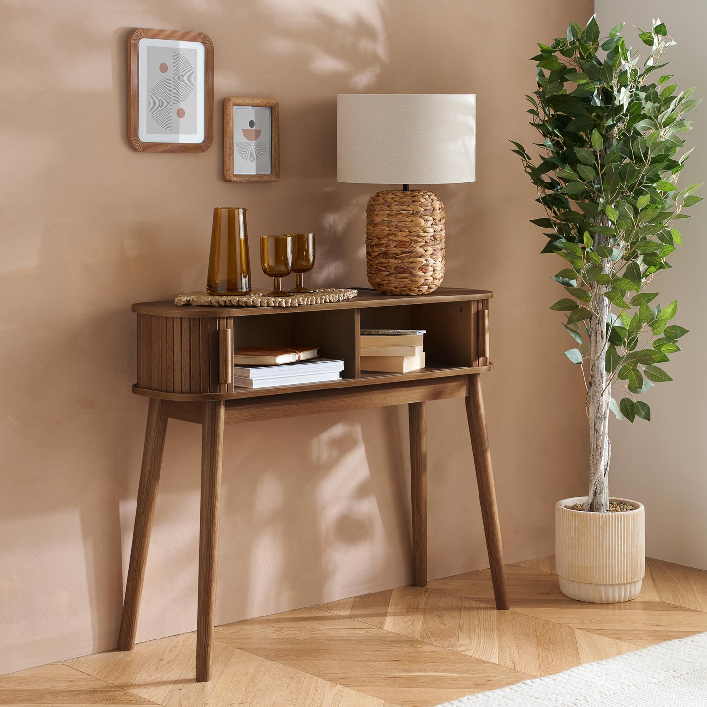 Birlea Axel Consle Table Walnut