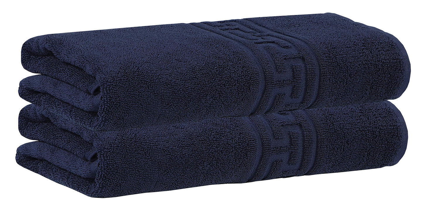 DTEX HOMES Divine Textiles 2 Large Bath Sheets Towel Sets Highly Absorbent, Quick Dry Bath Sheets 90 x 140 cm 100% Cotton 600 GSM Bath Towels Large