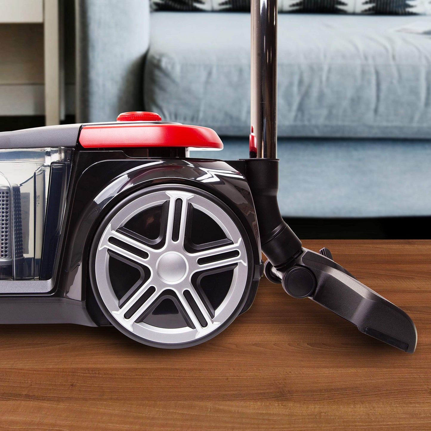 Duronic Vacuum Cleaner VC7020 Cylinder Vacuum Cleaners Crevice & Turbo Brush for Upholstery, Bagless Vac for Pet Hair, Carpets, Wood & Floor