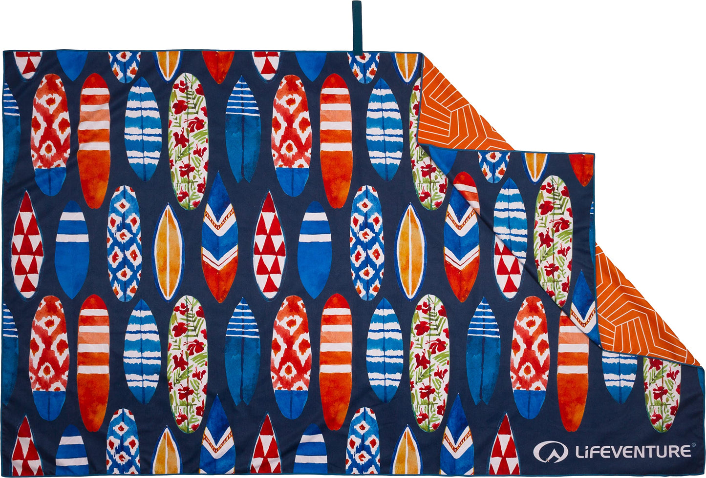 Lifeventure Recycled SoftFibre Travel Towel Compact, Lightweight Quick-Dry Sports & Beach Towel, Sand-Free Design, Giant Surfboards