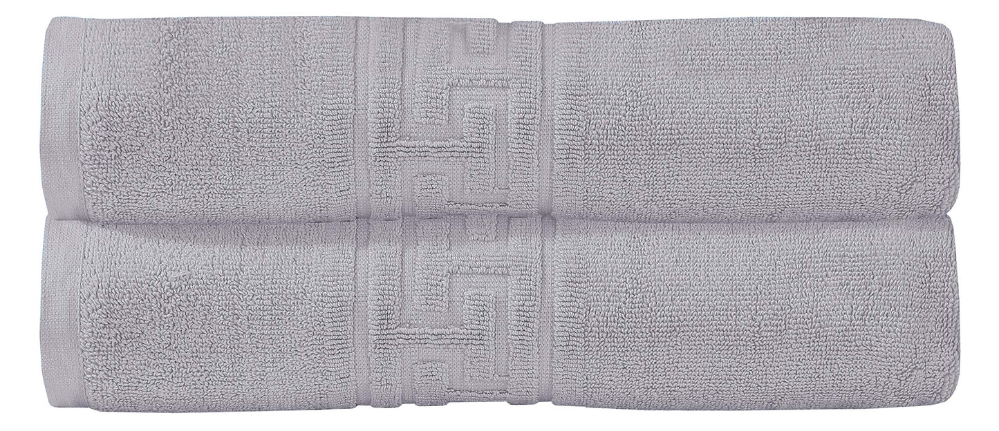 DTEX HOMES 2 Large Bath Sheets Towel Sets Highly Absorbent, Quick Dry Bath Sheets 90 x 140 cm 100% Cotton 600 GSM Bath Towels Large Bath Sheet Silver