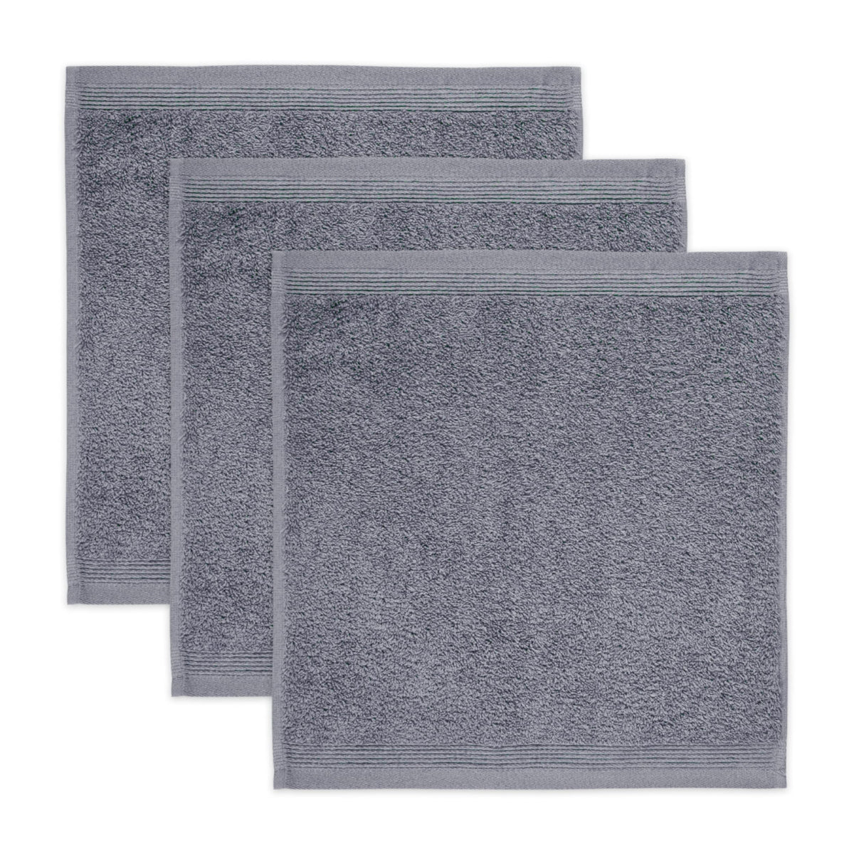 M?ve 3er set Superwuschel soap cloth 30 x 30 cm made of 100% cotton, stone