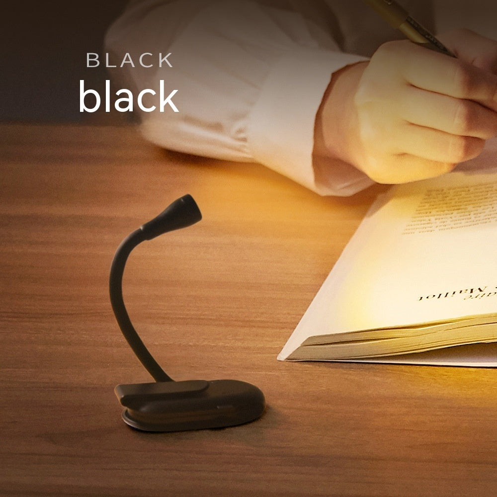 Mini Table Lamp Usb Rechargeable Portable Stand Clip