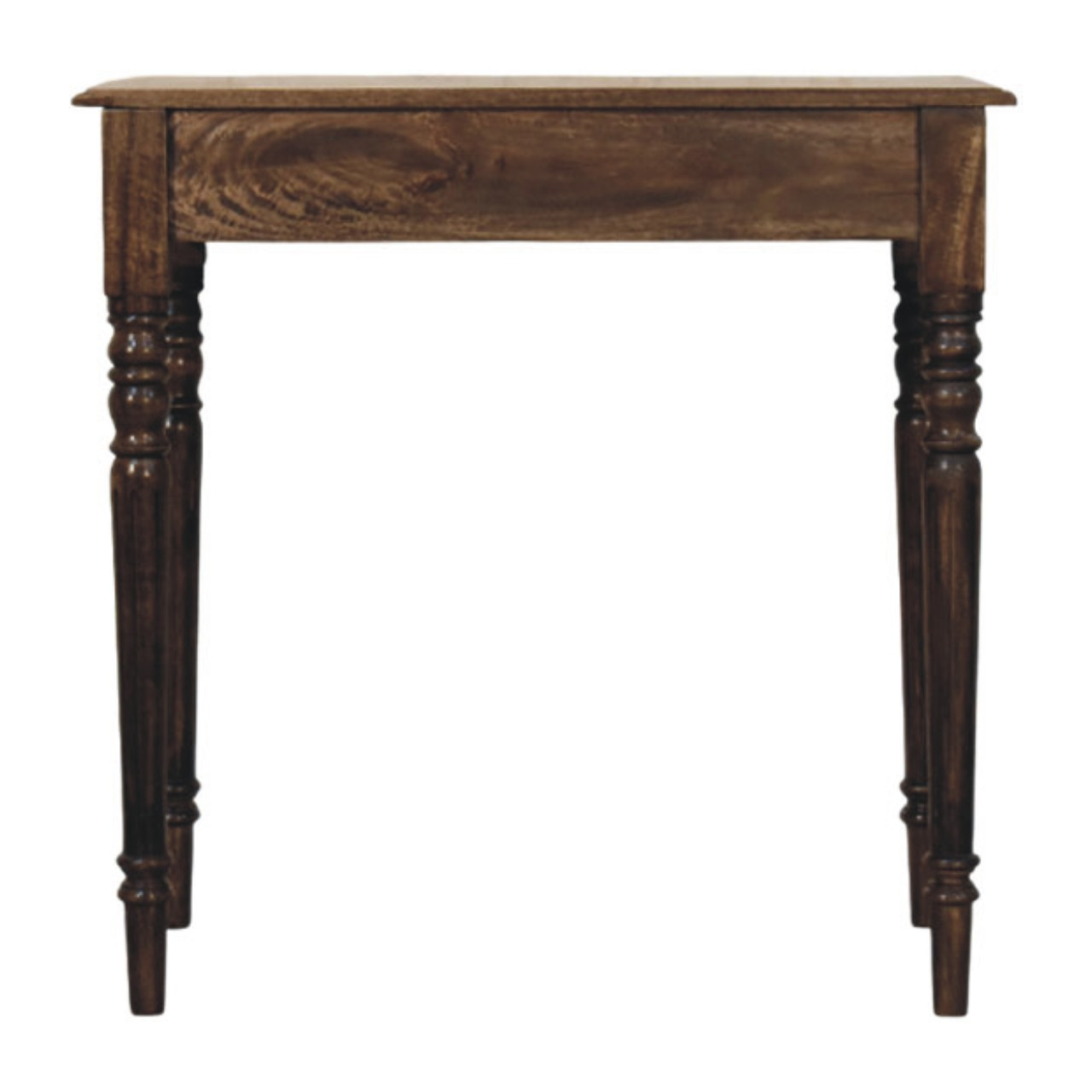 Artisan Furniture Solid Wood Heritage Turned-Leg Desk, 1 Drawer, Brown