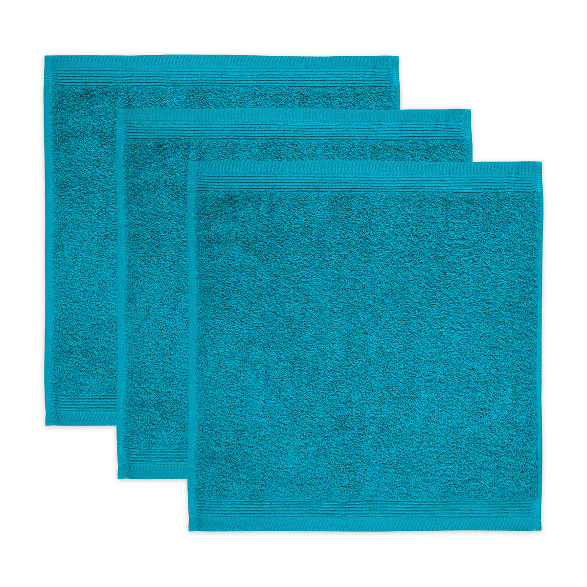 M?ve 3er set Superwuschel soap cloth 30 x 30 cm made of 100% cotton, lagoon