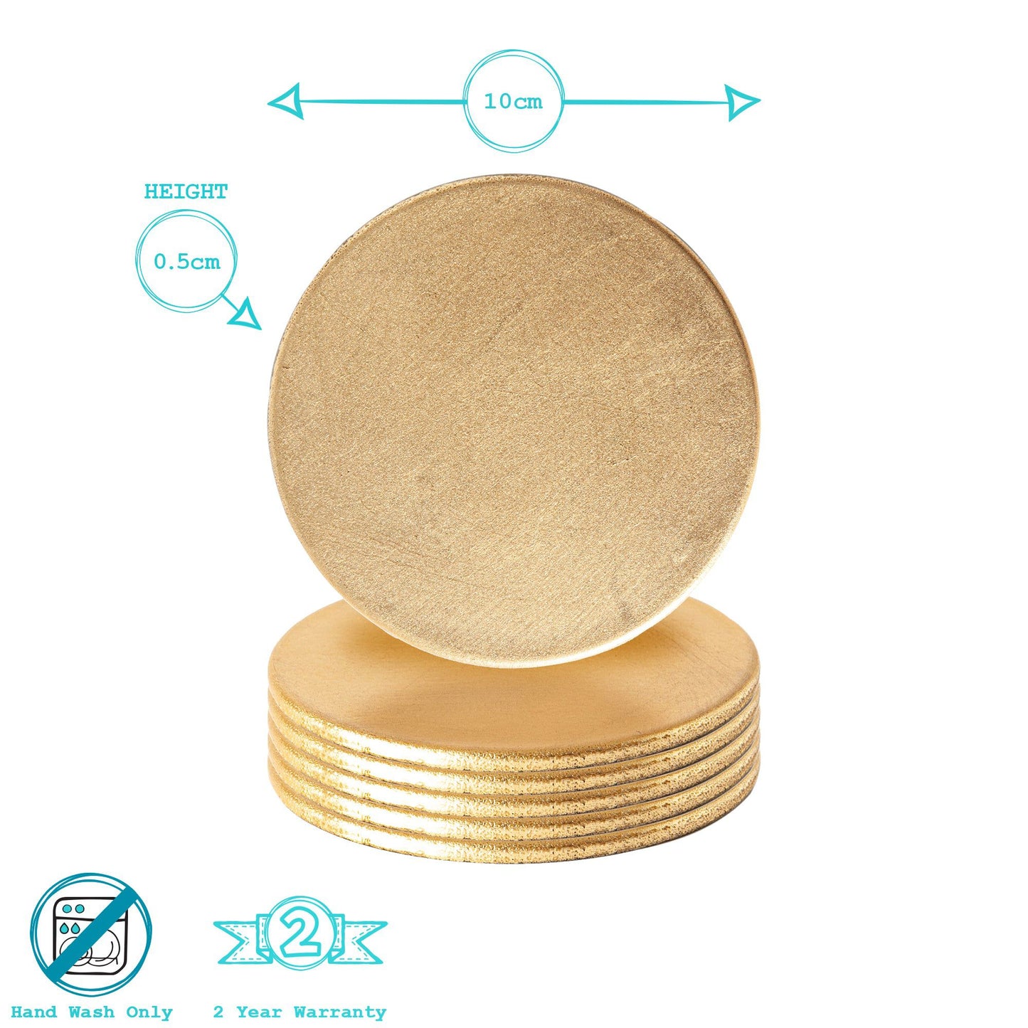 18pc Metallic Charger Plates Set