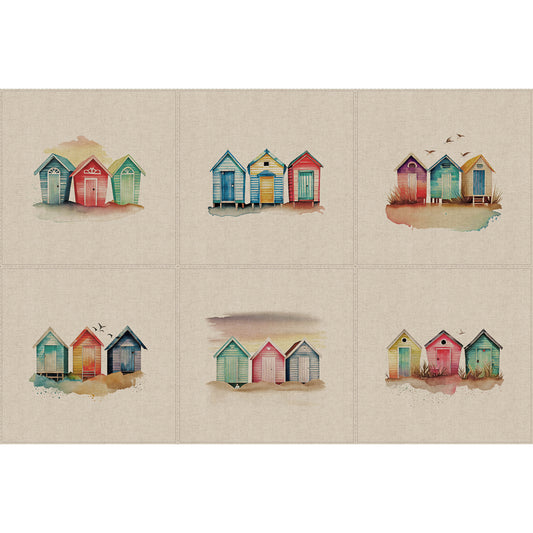 Beach Huts Panels