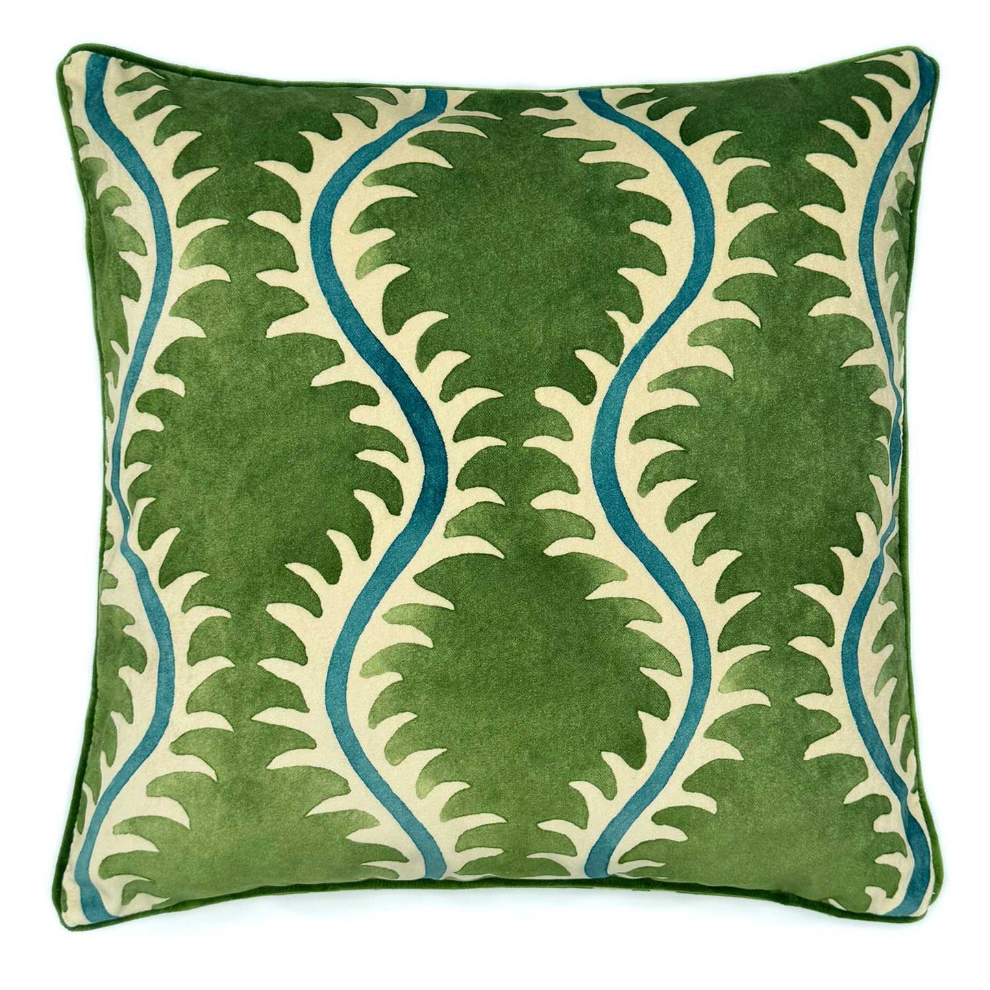 Helter Skelter Velvet Cushion 50x50cm