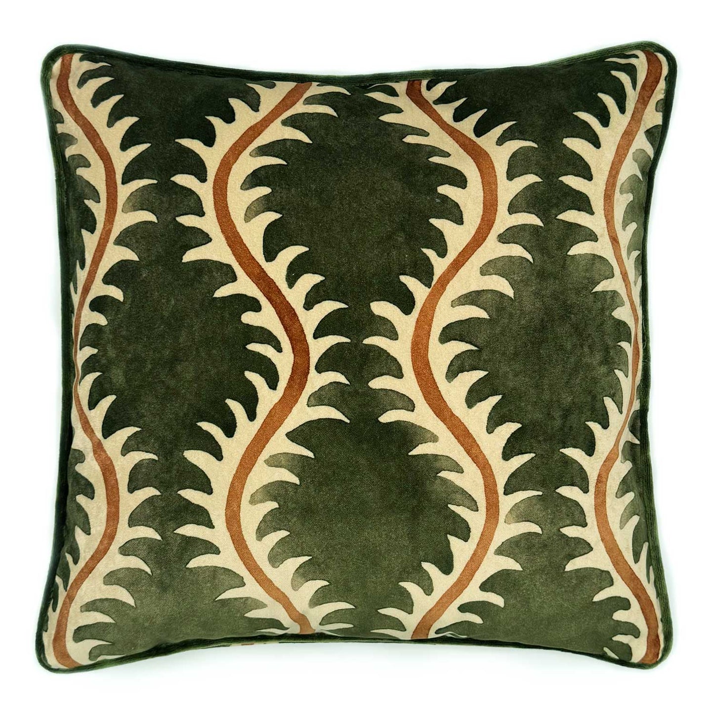 Helter Skelter Velvet Cushion 50x50cm