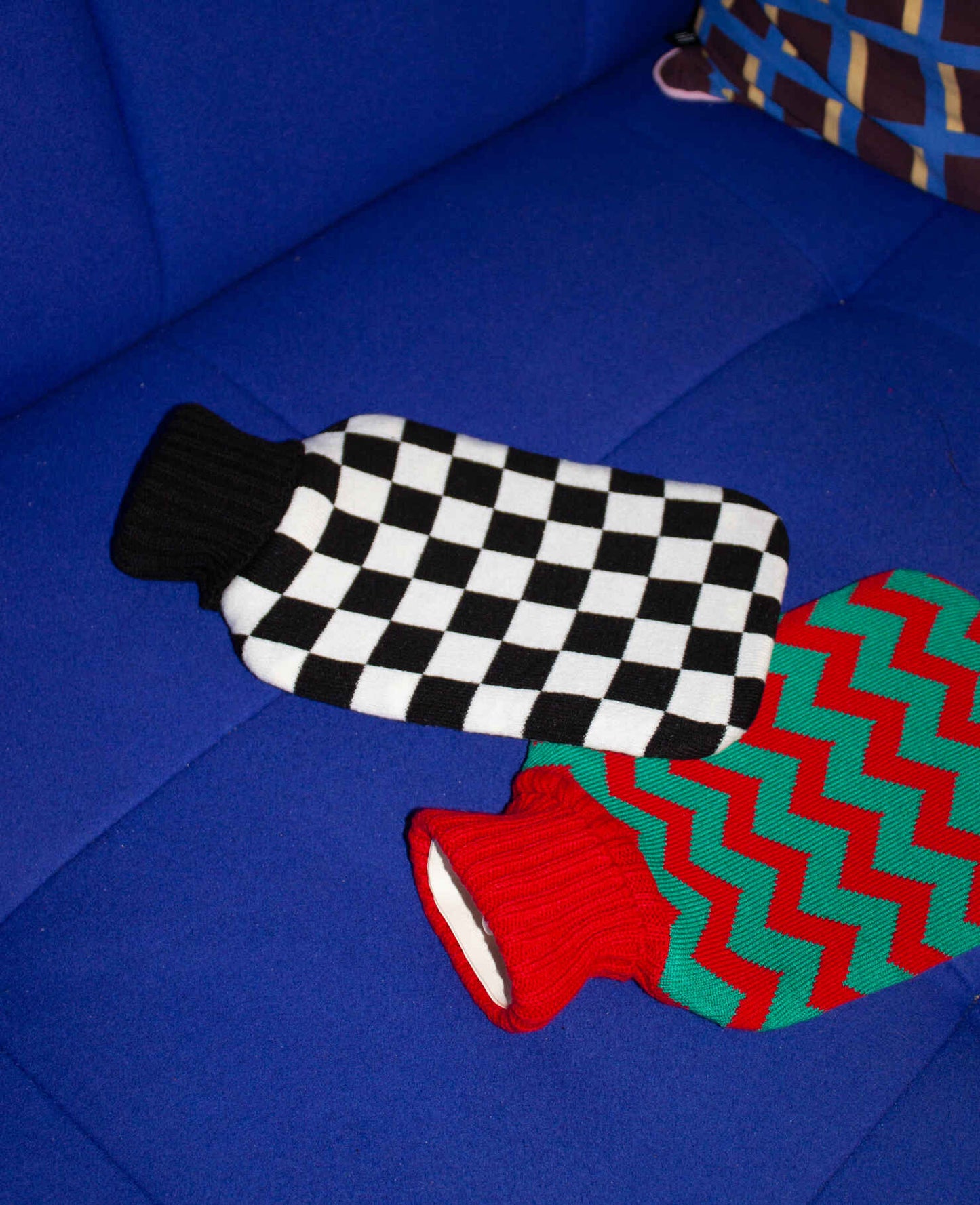 Noir Hot Water Bottle with Cover