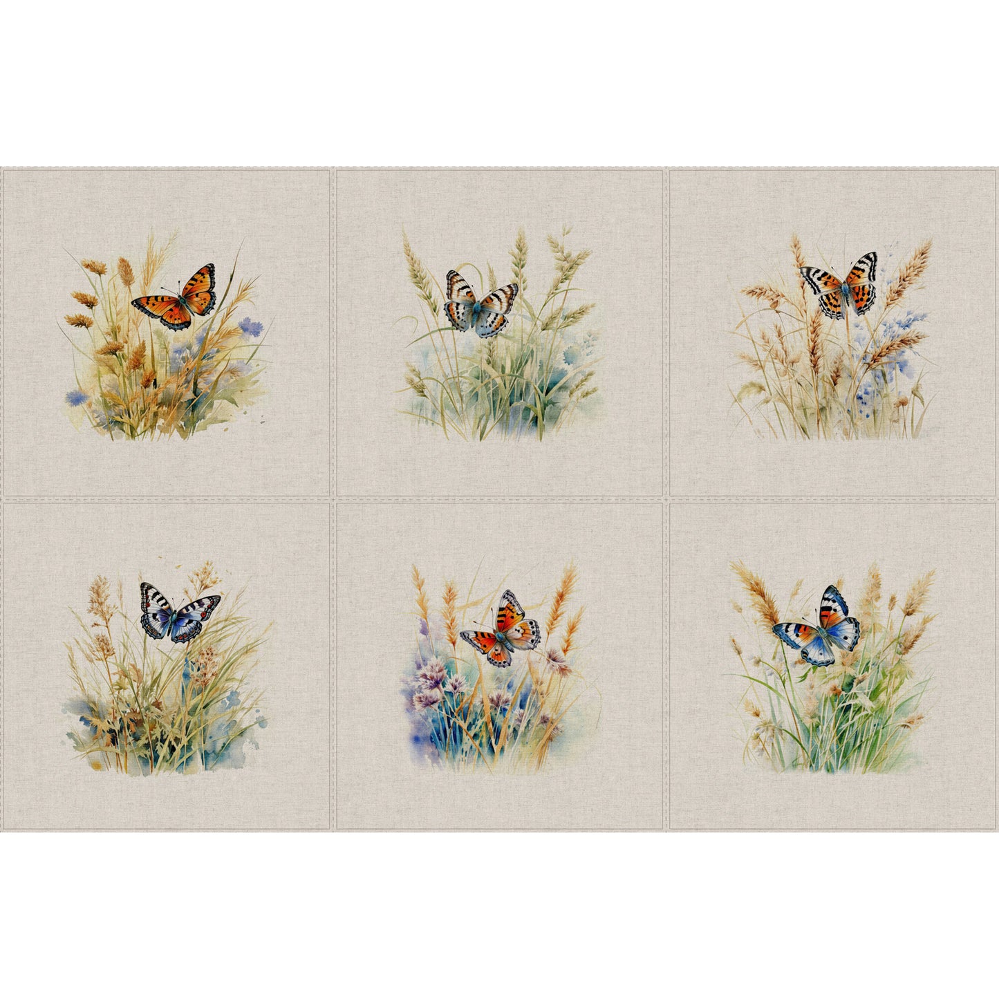 Wild Butterflies Panels