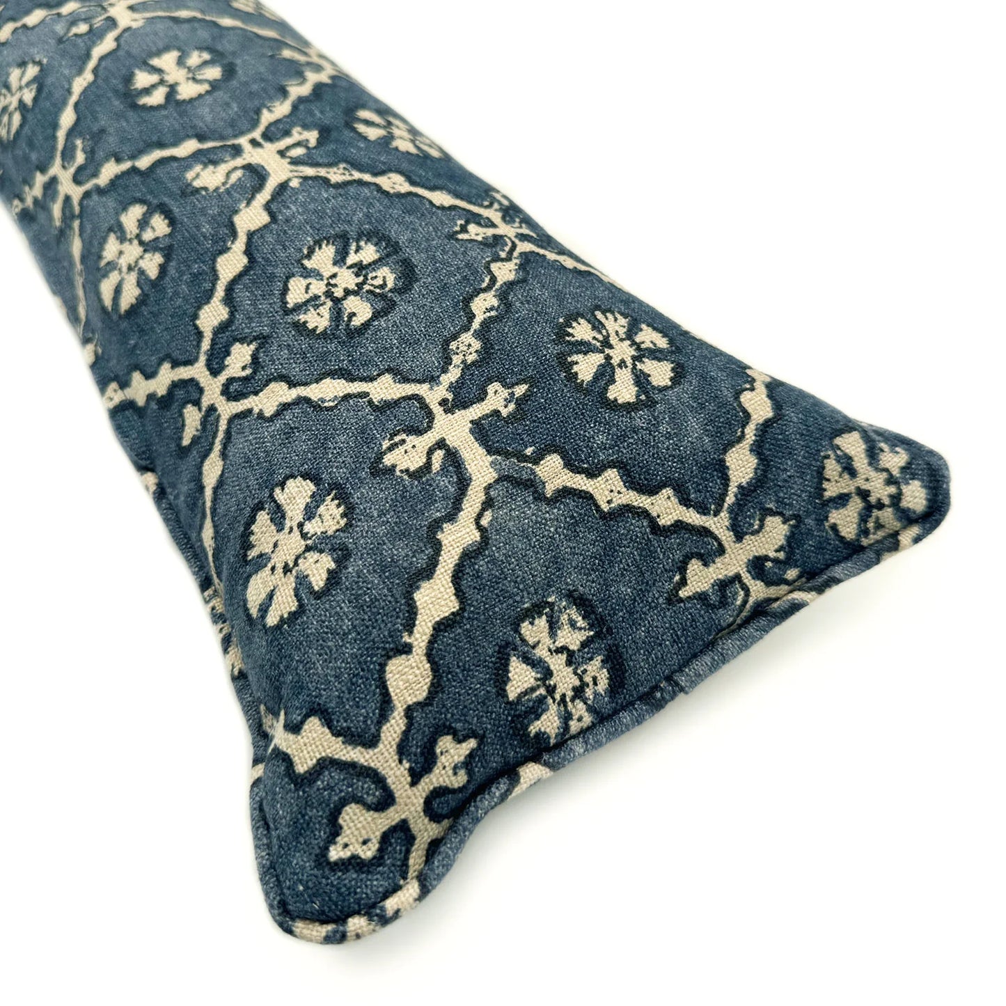 Khiva Dark Indigo Draught Excluder