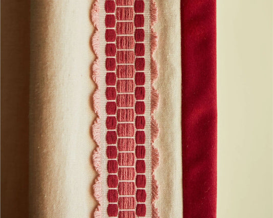 Melmerby Fan Braid Rose