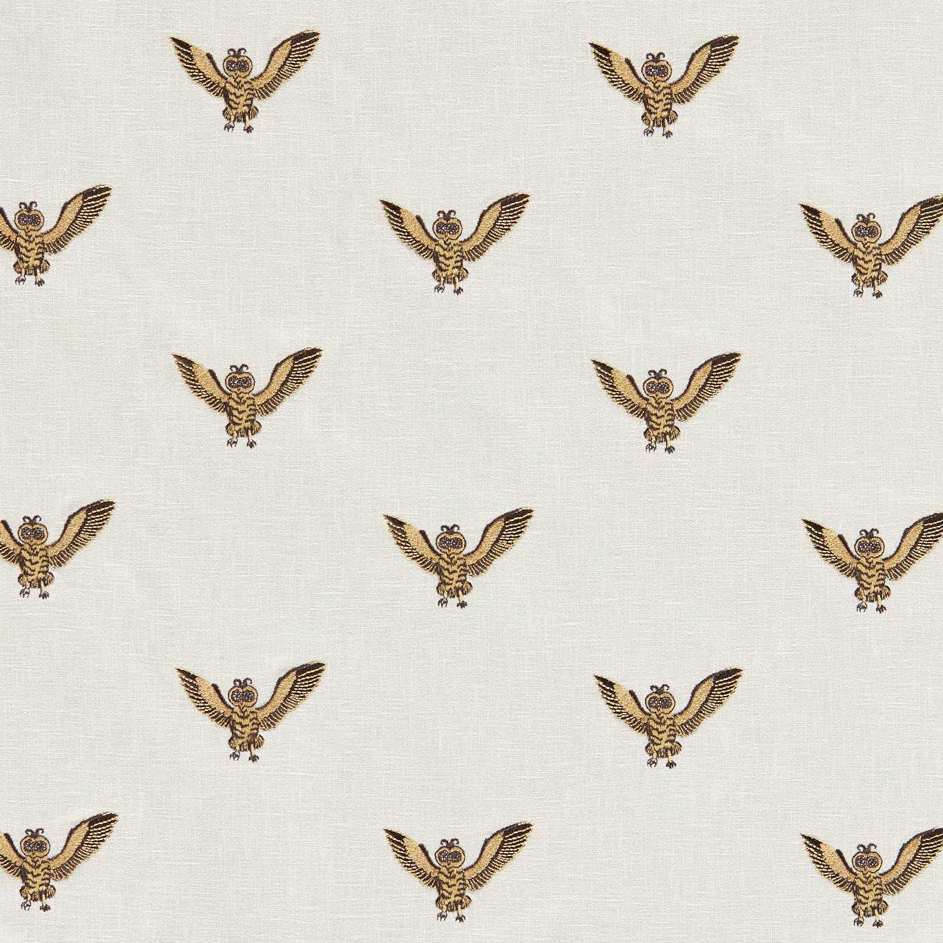Owl Of Athena Embroidery
