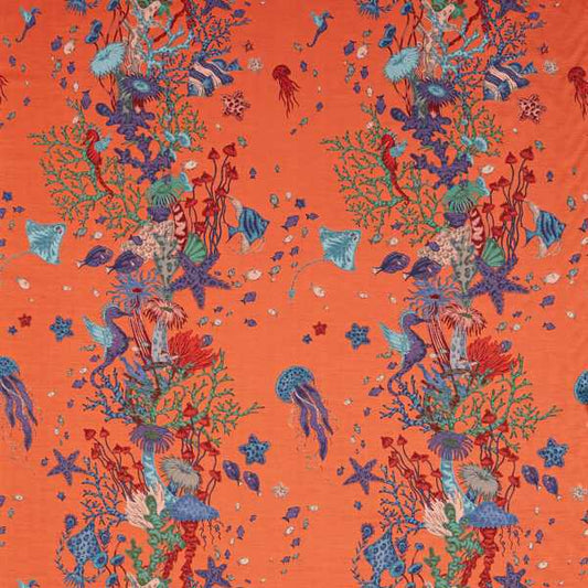 Seaforest Jacquard Peach - Emma Shipley